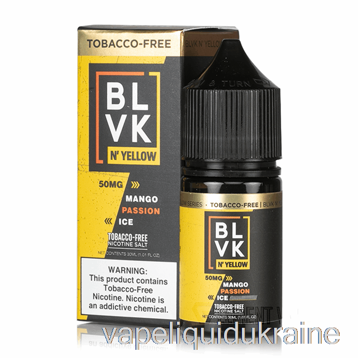 Vape Ukraine Mango Passion Ice - BLVK N' Yellow Salts - 30mL 35mg